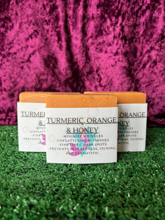 Turmeric, Orange, Honey Soap