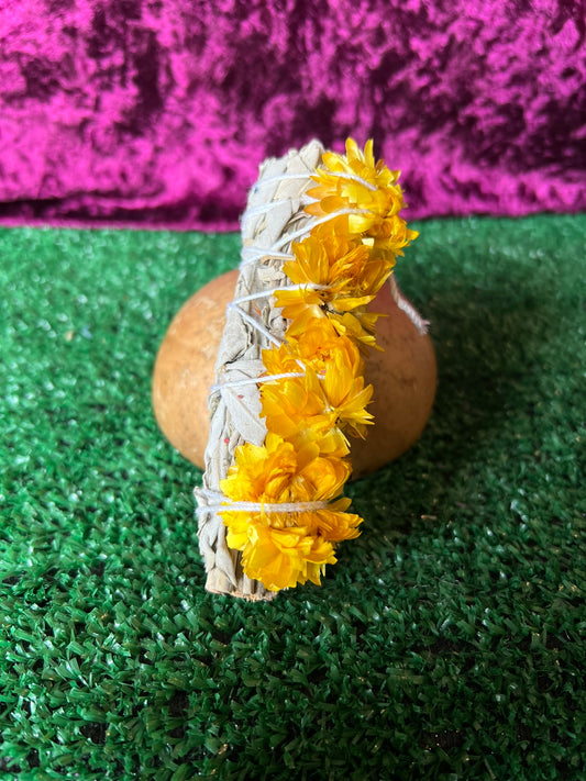 White Sage With Yellow Flowers